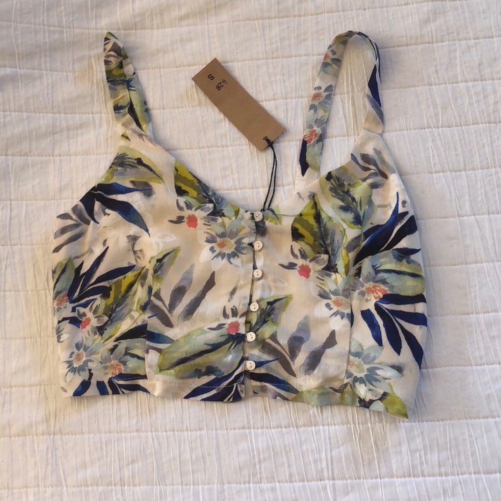 Floral crop top